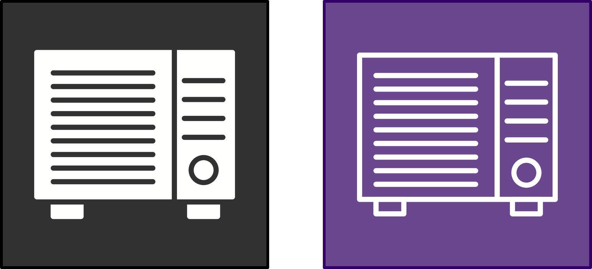 AC Window Unit Icon vector