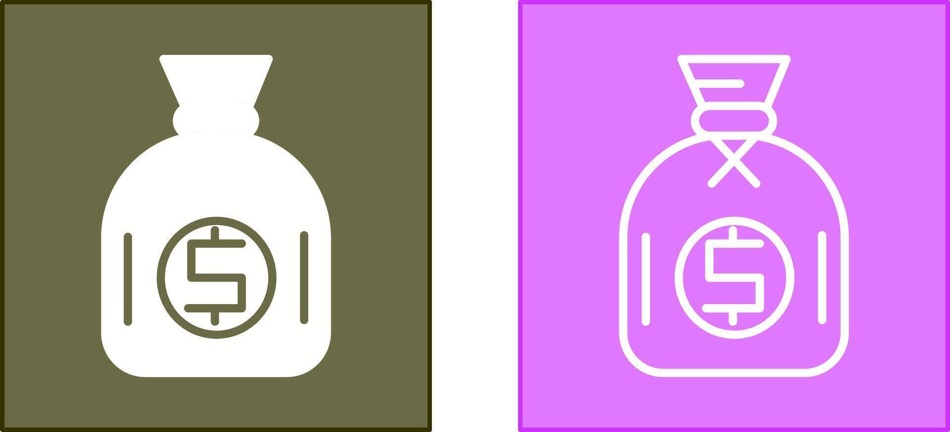 Dollar Sack Icon vector