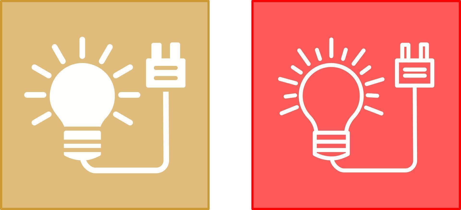 Electric Bulb Icon vector