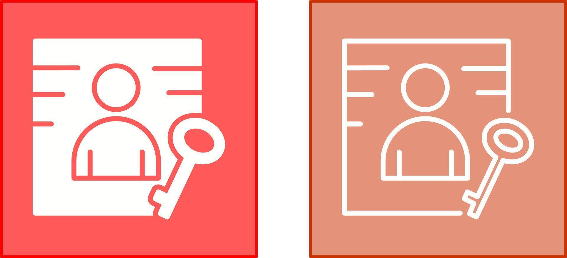 Business Key Icon vector