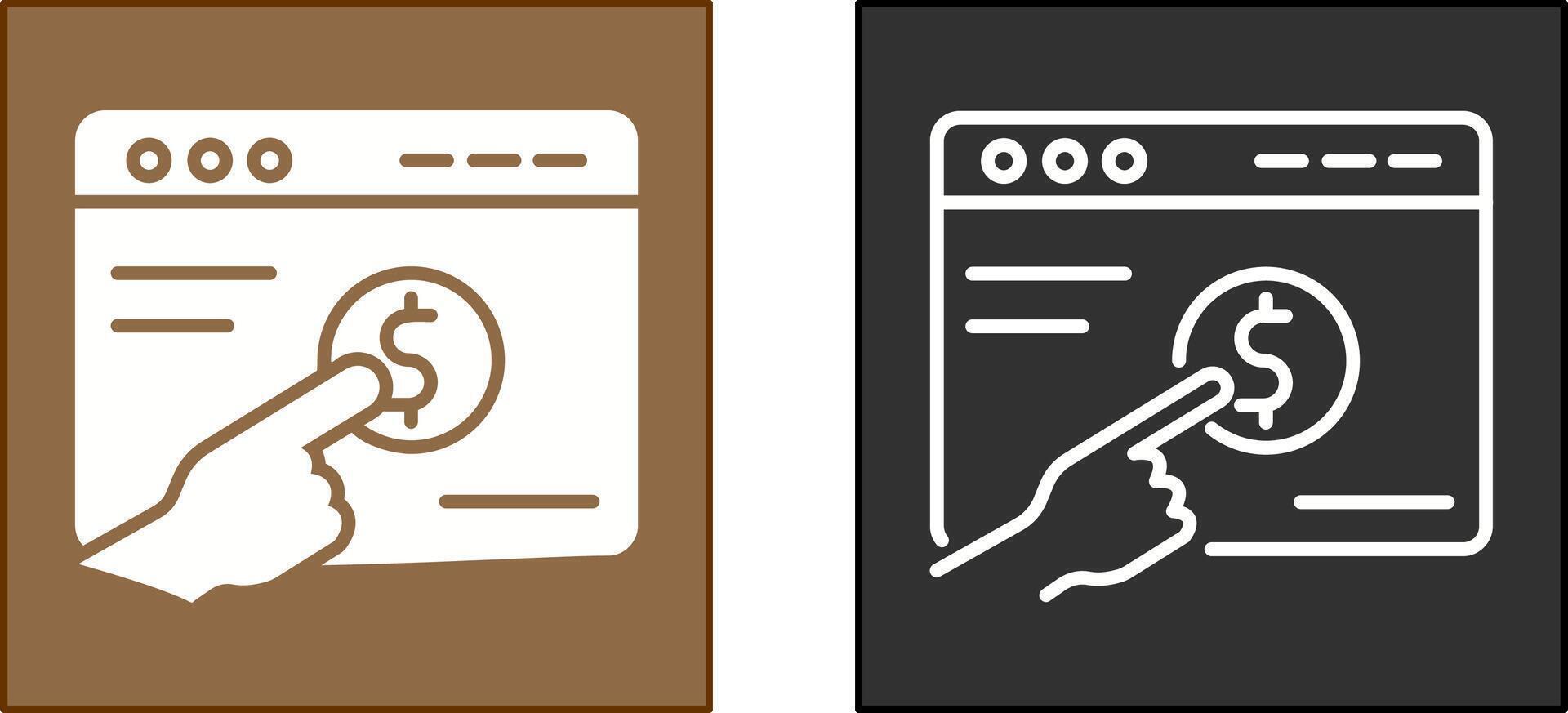 Pay Per Click Icon vector
