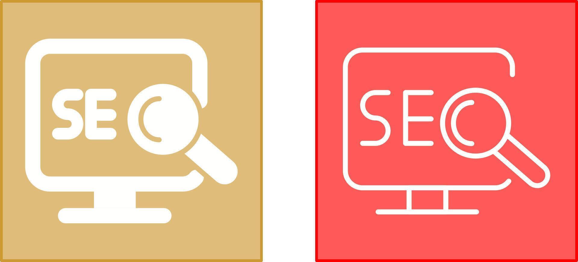 Search Engine Optimization Icon vector