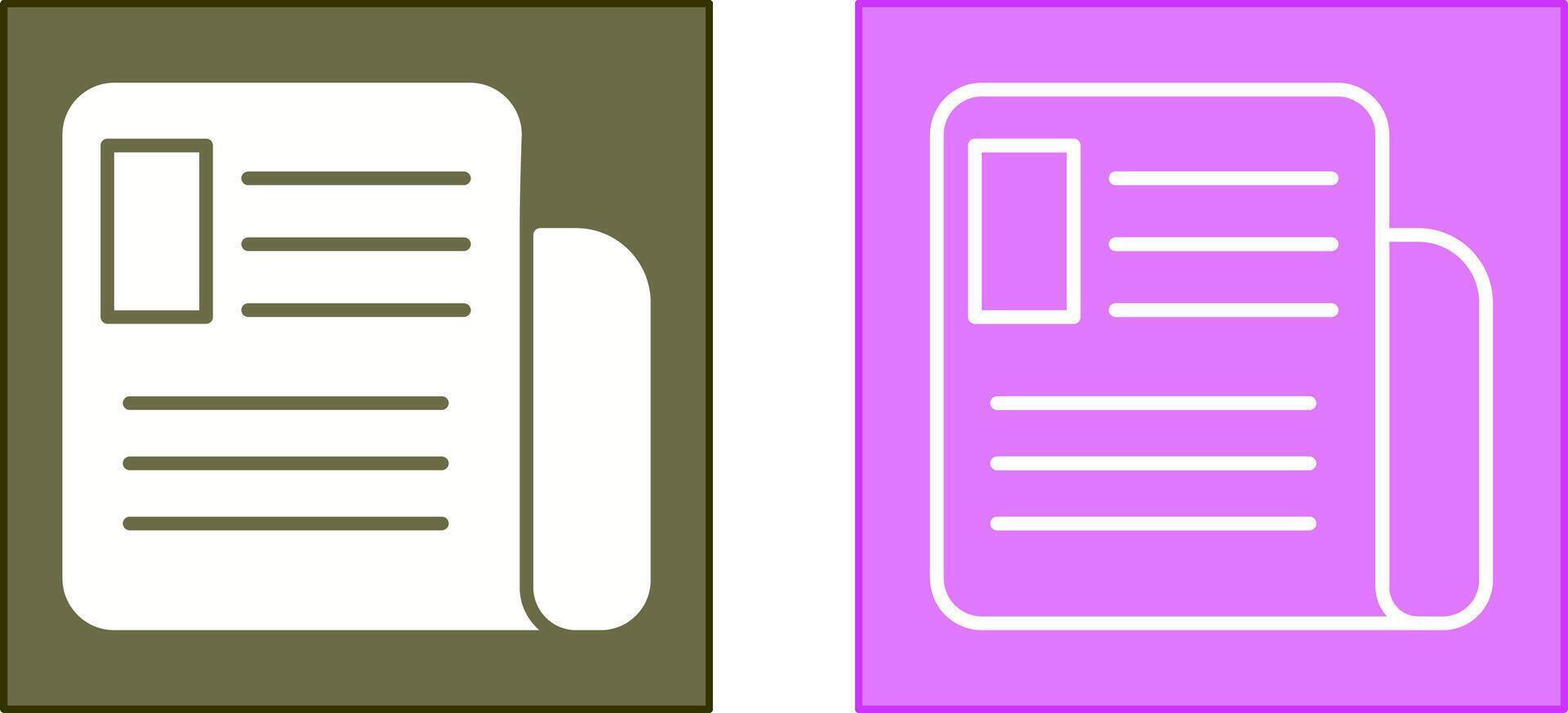 Press Releases Icon vector