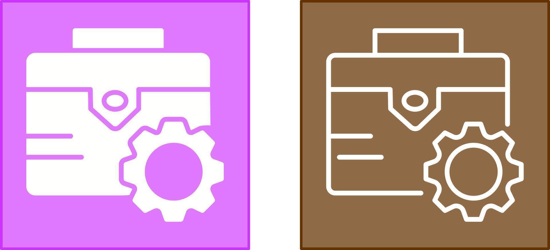 Portfolio Management Icon vector