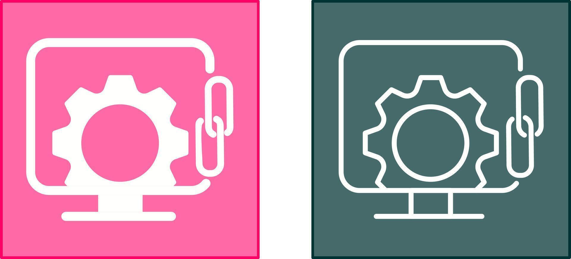 Link Optimization Icon vector