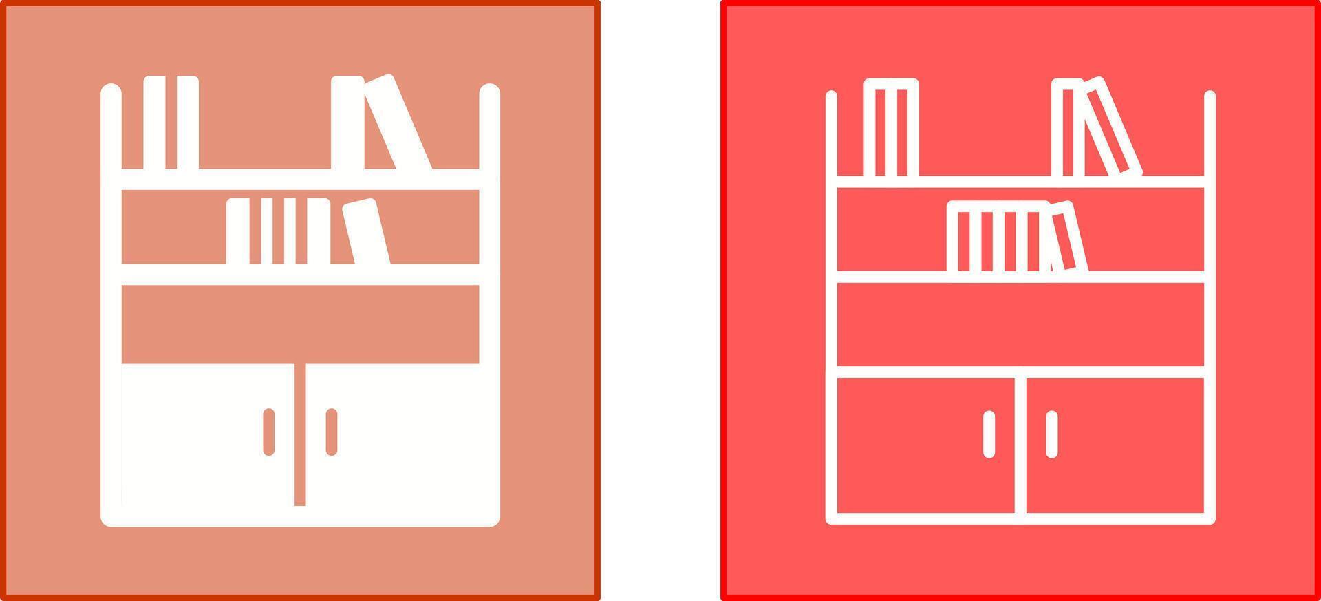 Book Shelf Icon vector