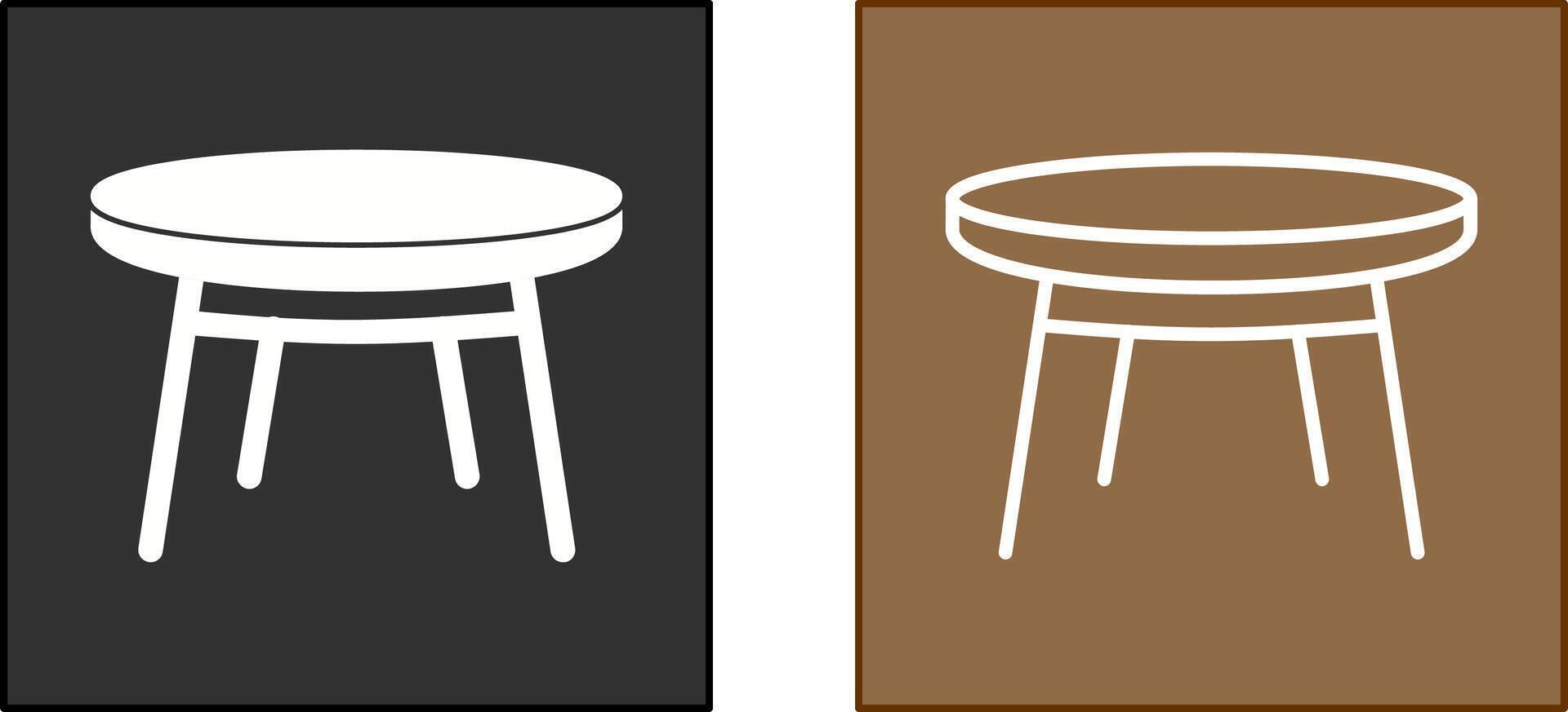 Small Table Icon vector