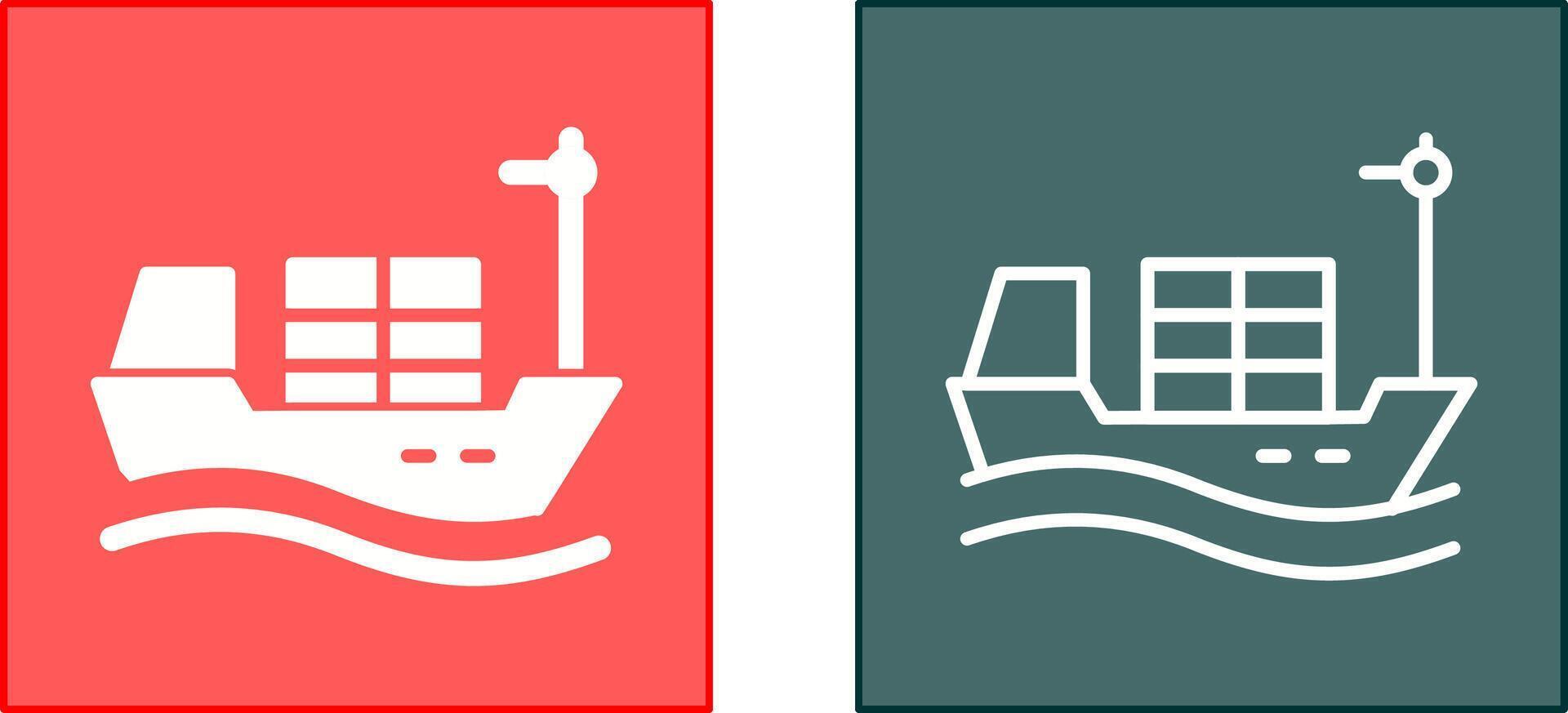 Cargo Ship I Icon vector