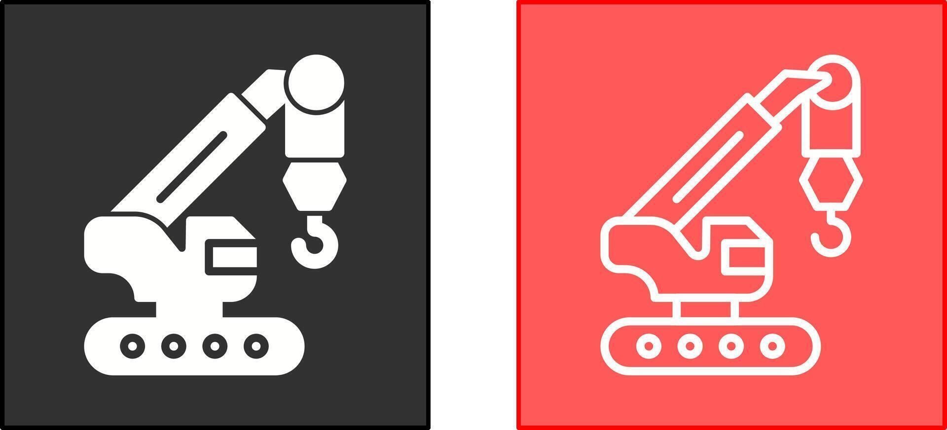 Harbor Crane Icon vector