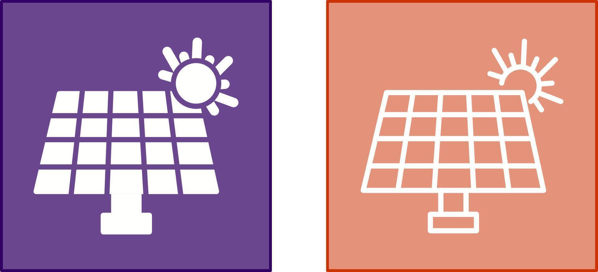 Solar Panel Icon vector