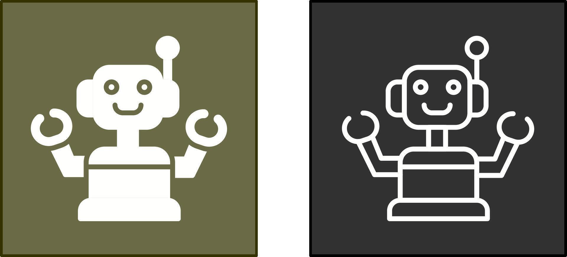 Industrial Robot III Icon vector