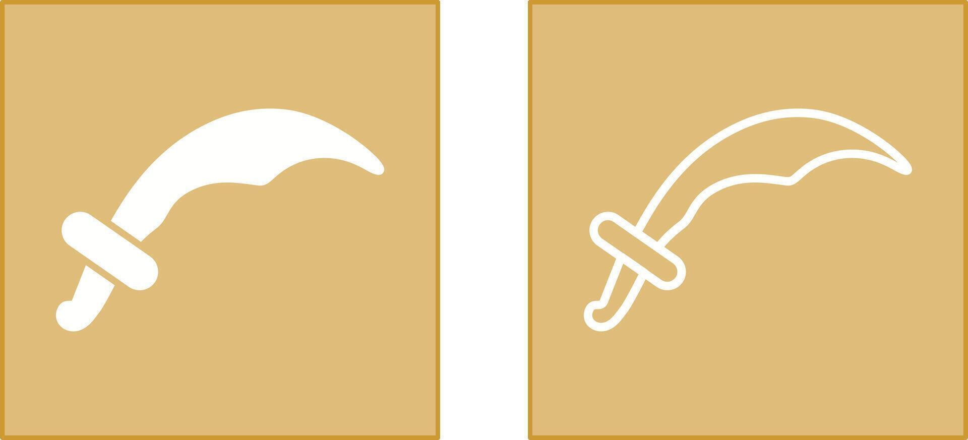 Arabic Sword Icon vector