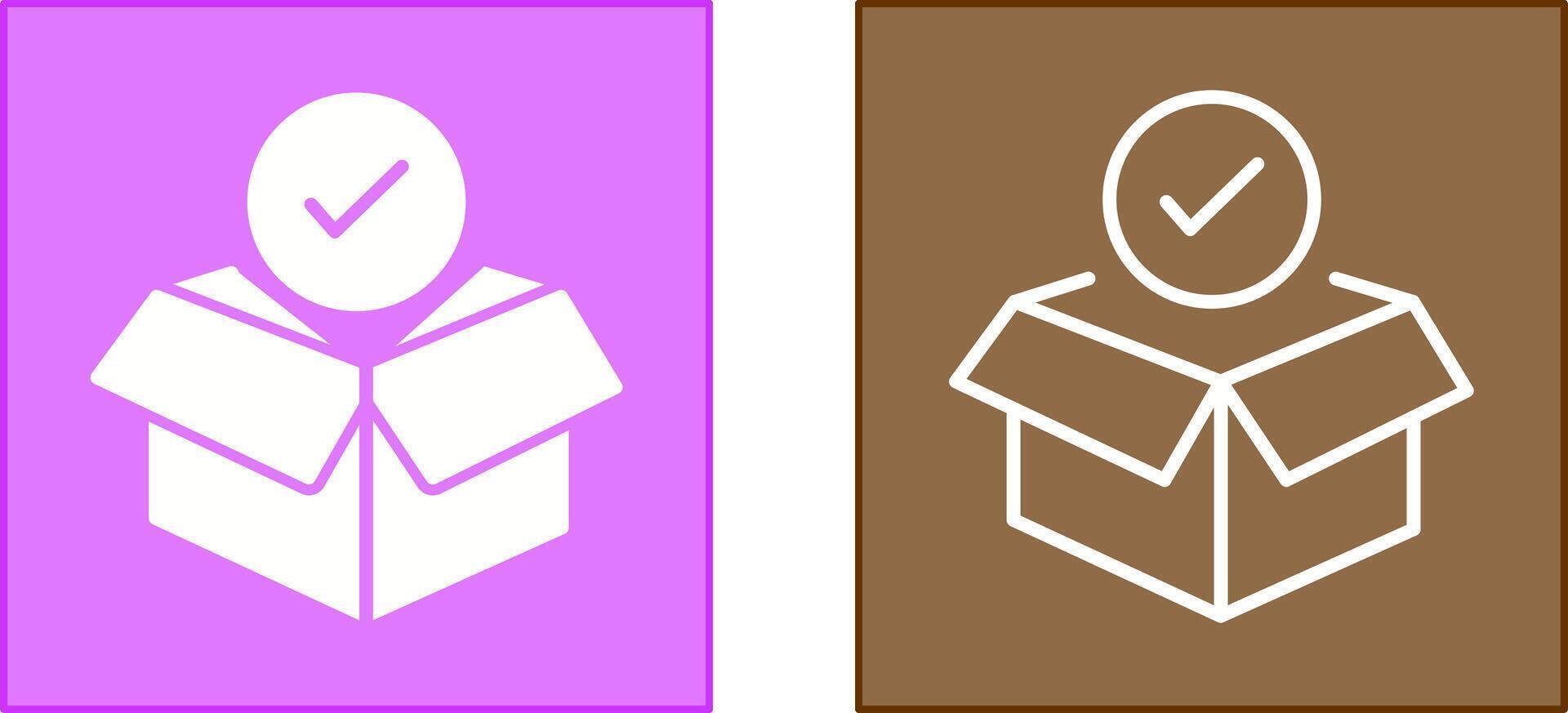 Package Receiving Icon vector