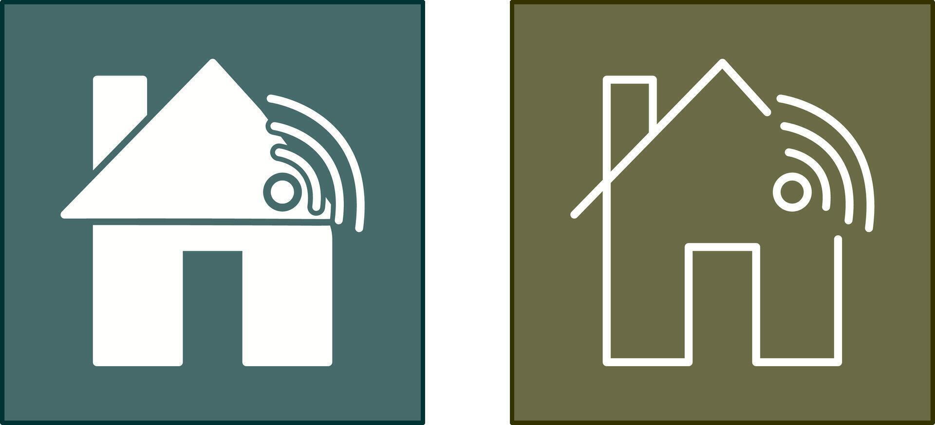 Smart House Icon vector