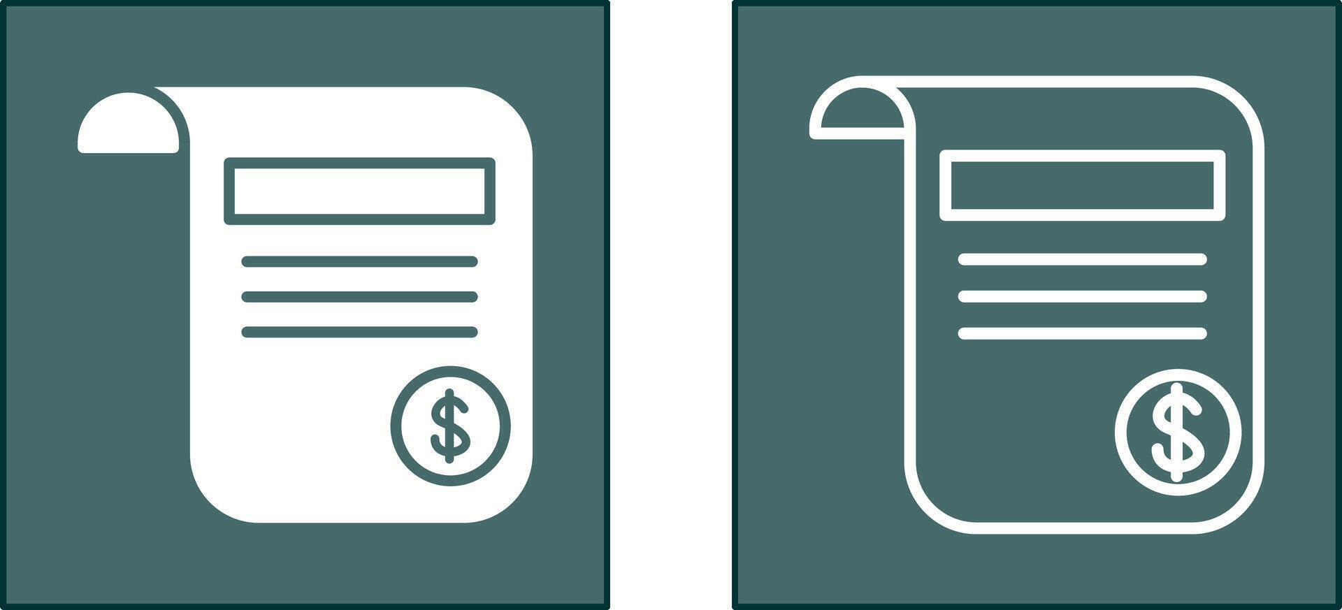 Business Document Icon vector