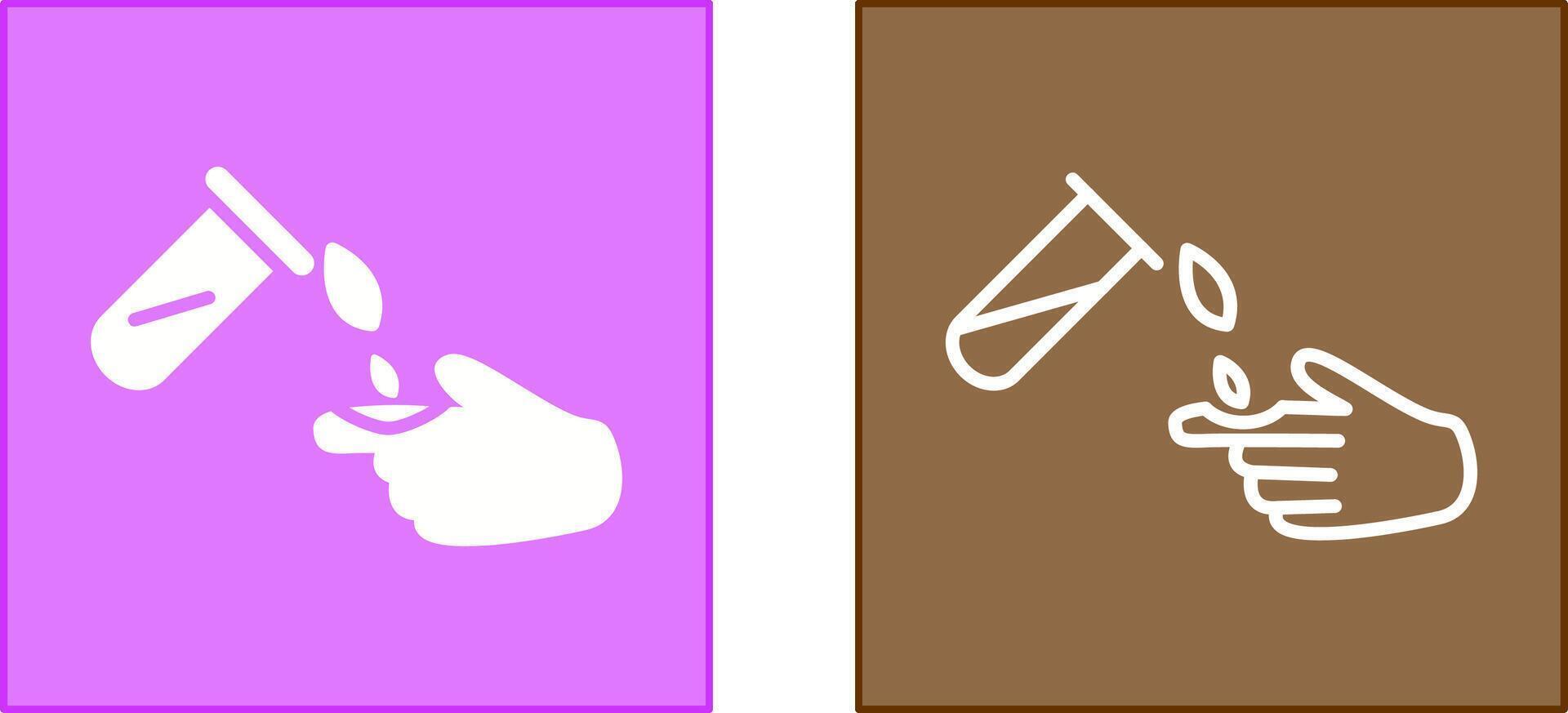 Corrosive Hazard Icon vector