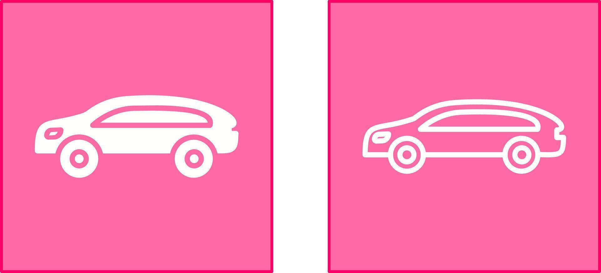 comercial negocio coche icono vector