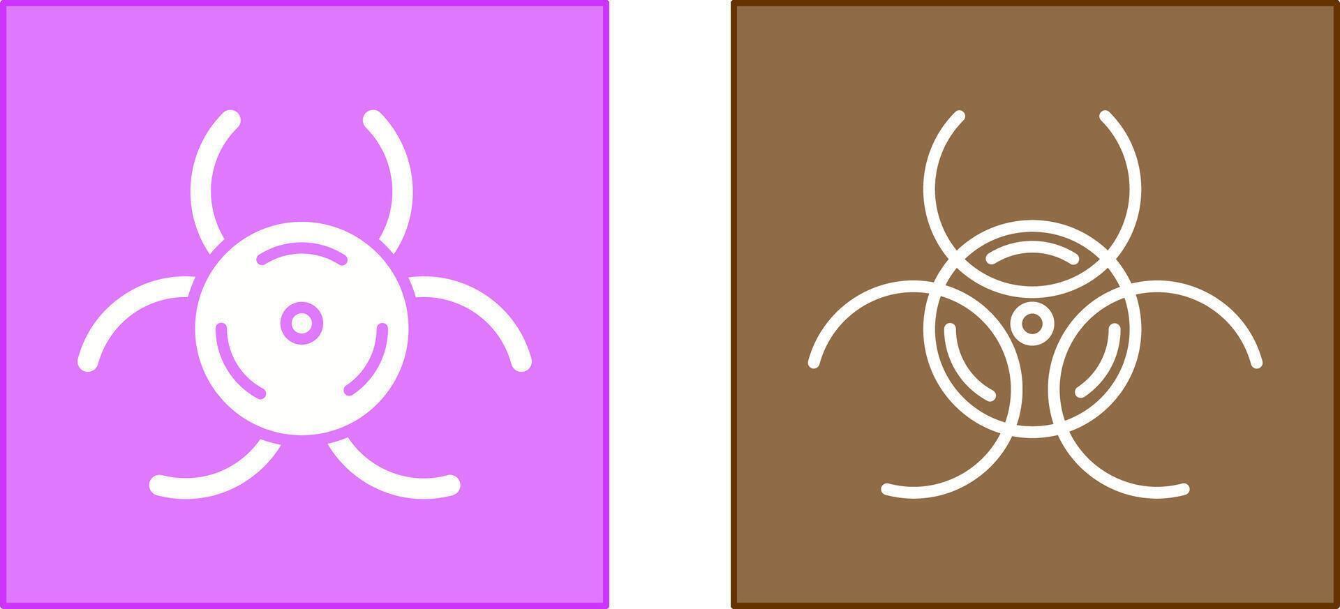 Biological Hazard Icon vector