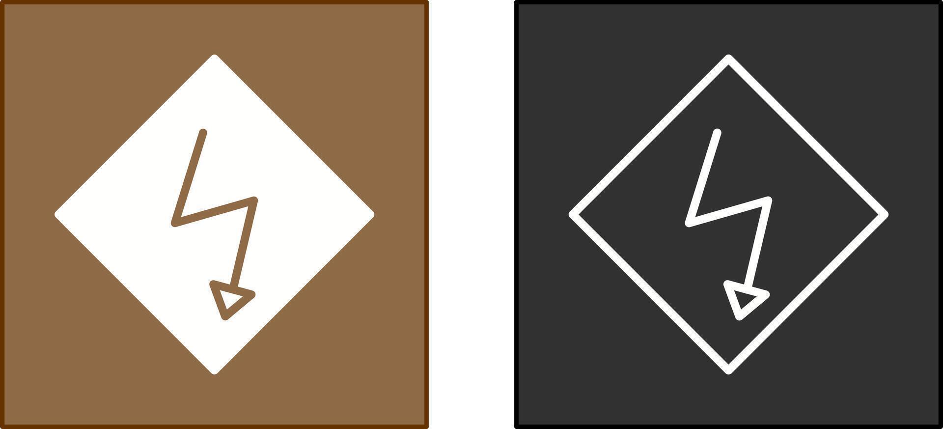 High Voltage Icon vector