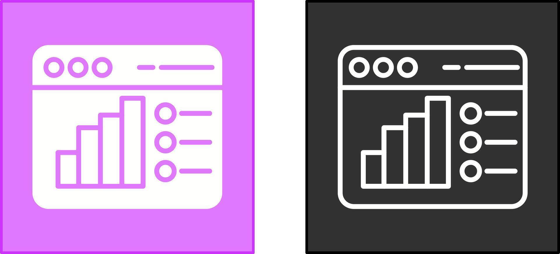 Web Analysis Icon vector