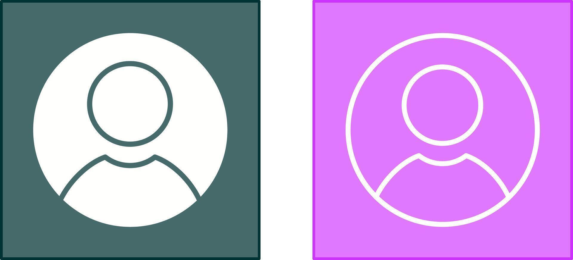 Male Profile Icon vector