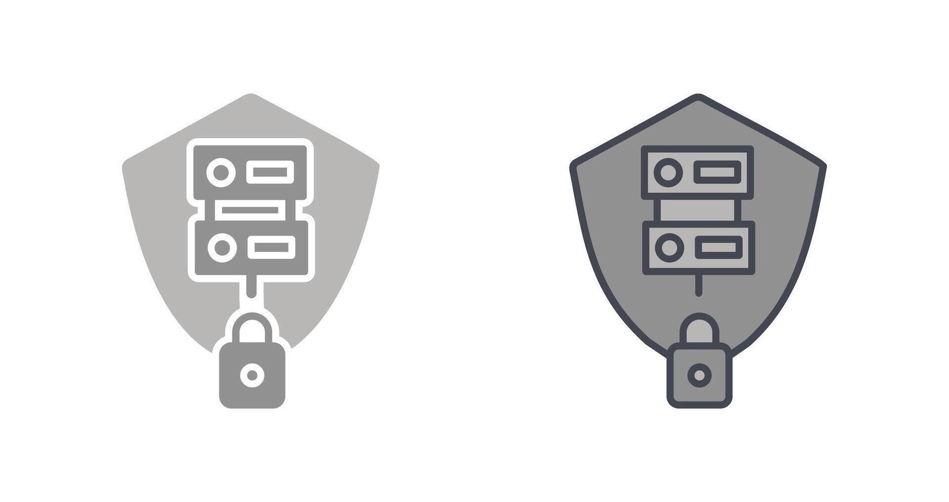 Secure Server Icon vector