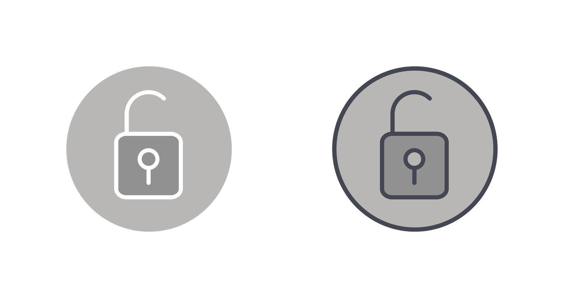 Open Lock Icon vector