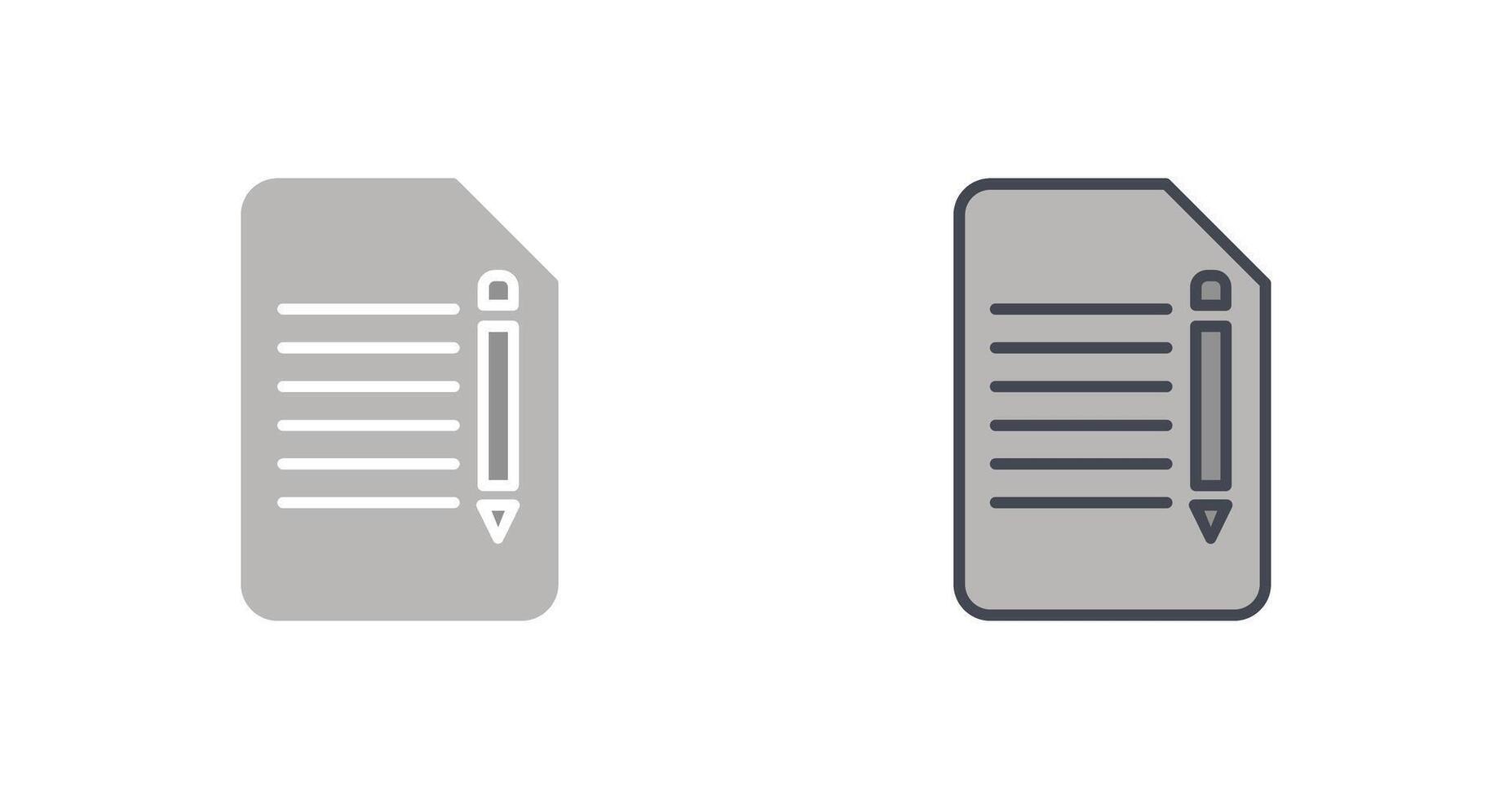 Edit Document Icon vector