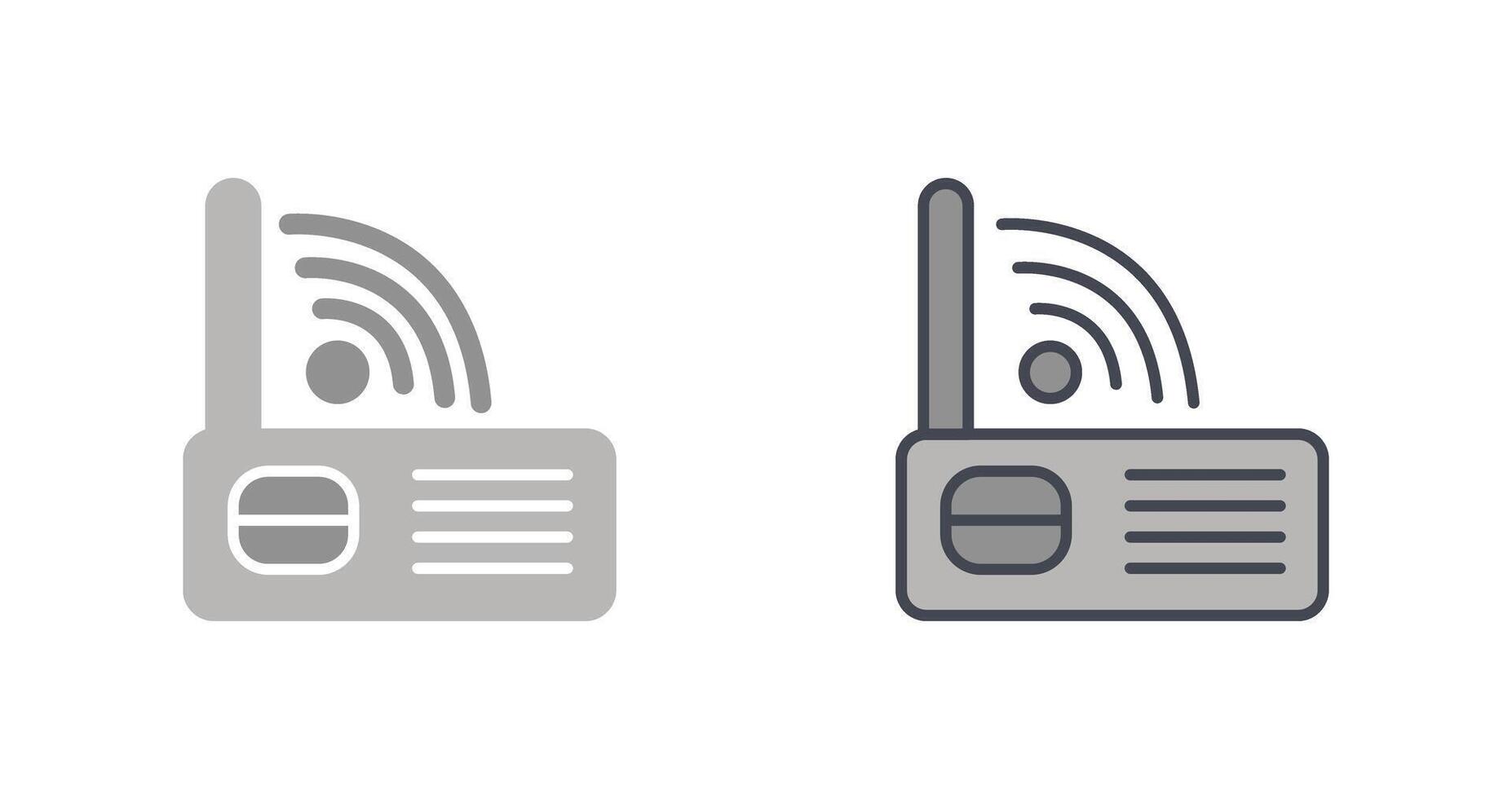 Modem Wifi Icon vector