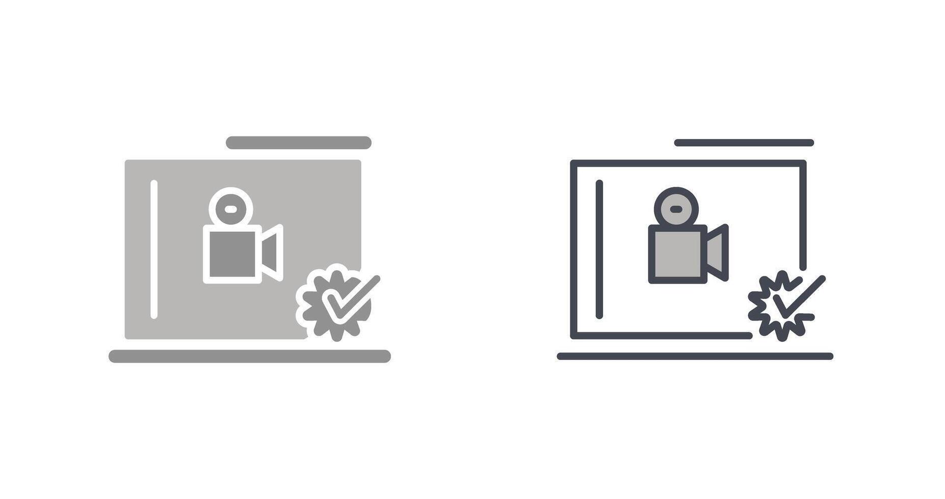 Quality Screen Icon vector