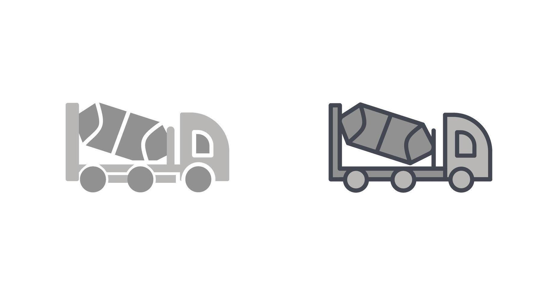 Cement Truck Icon vector