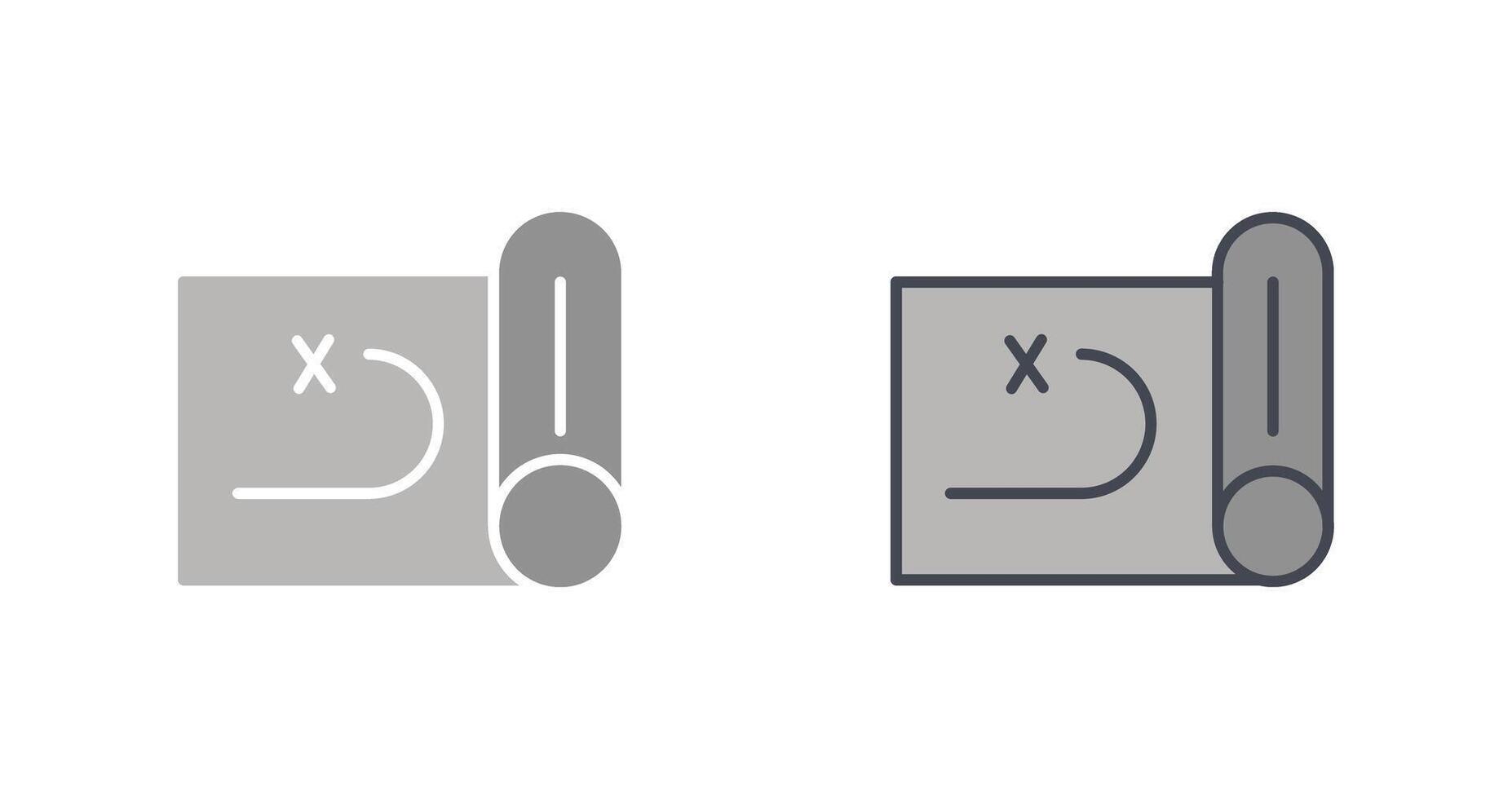 Treasure Map Icon vector