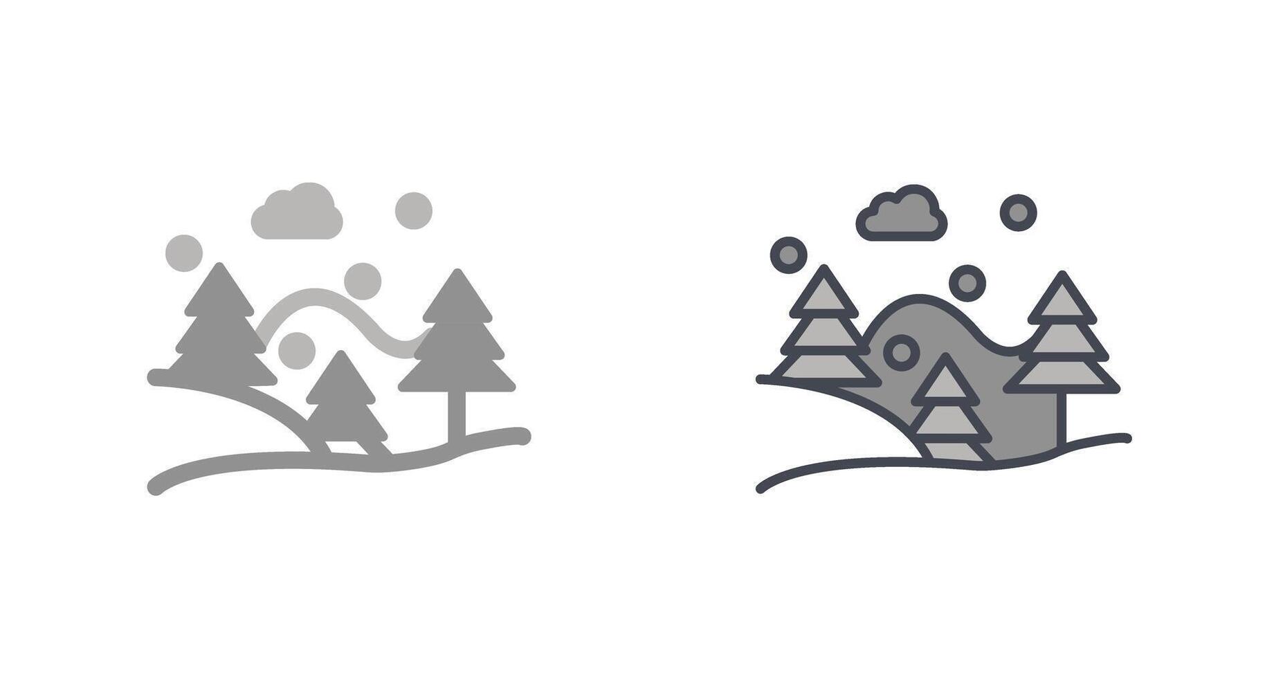 Snow Fall Icon vector