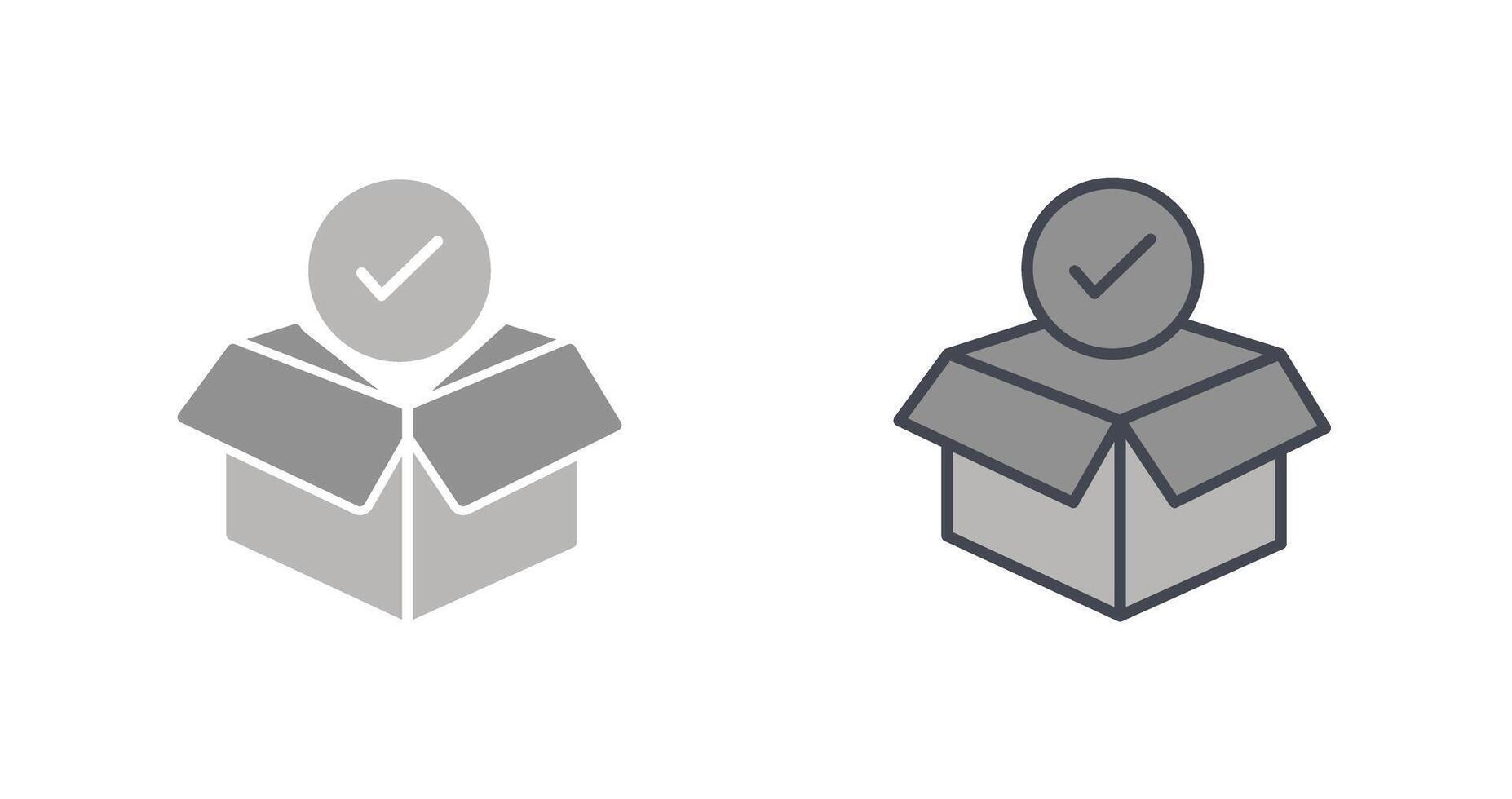 Package Receiving Icon vector