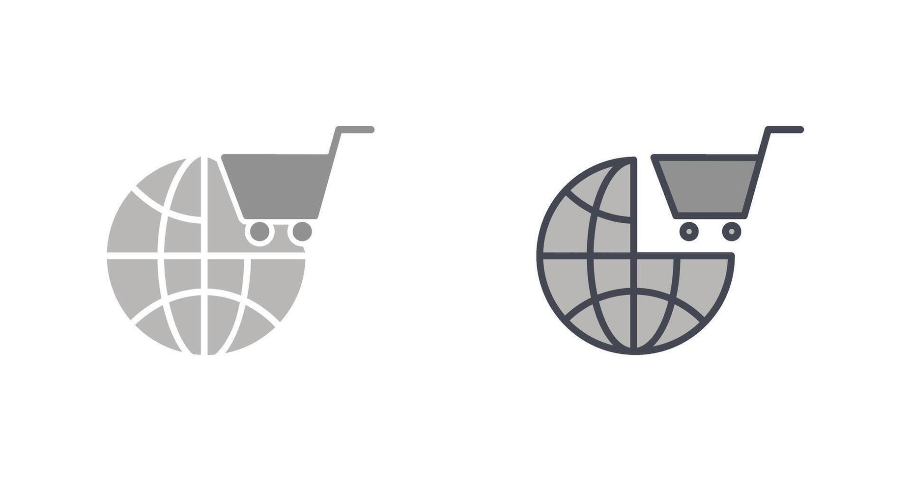 World Shopping Icon vector