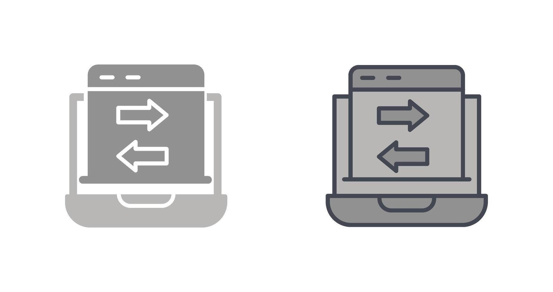Data Transfer Icon vector