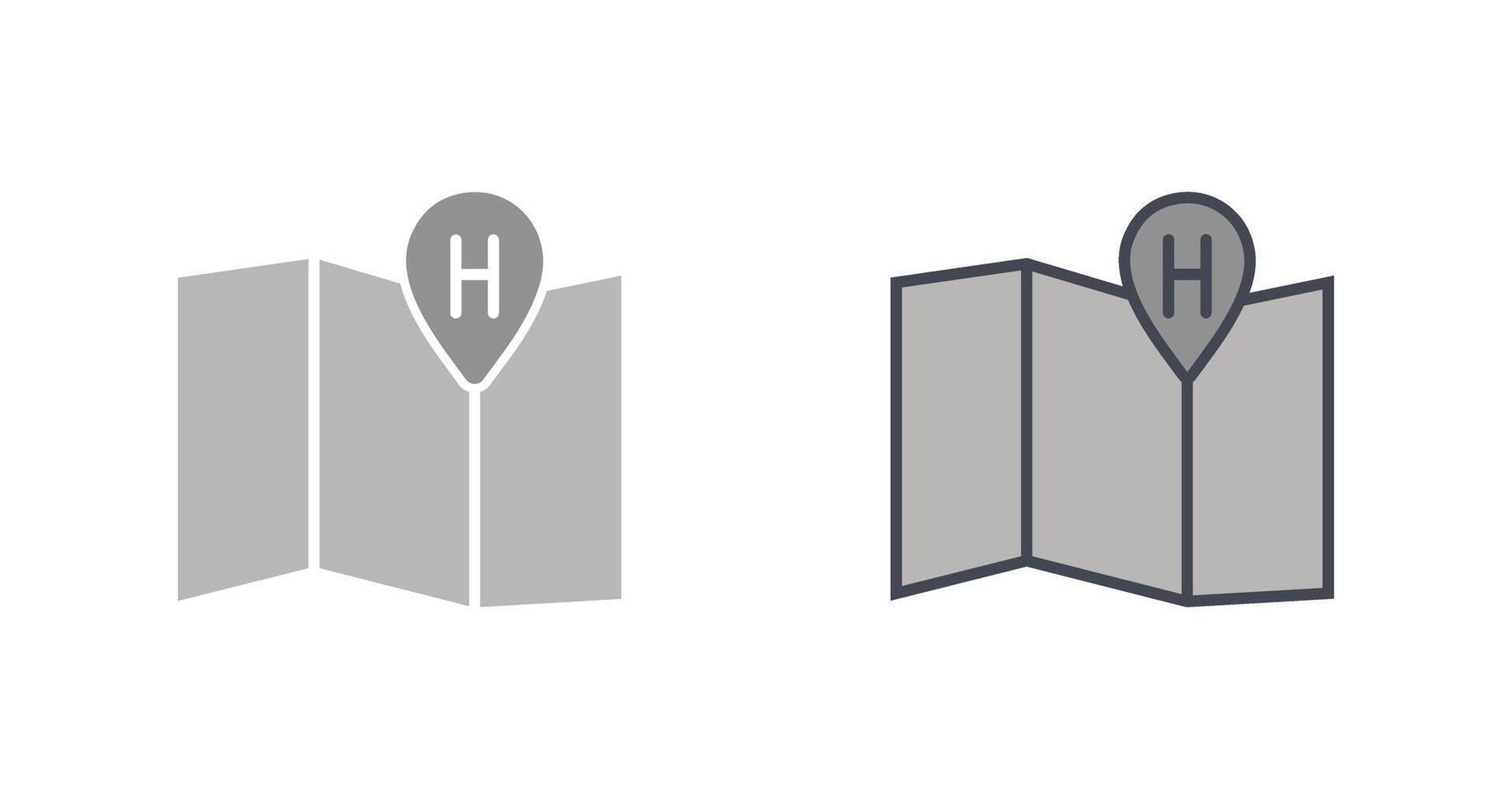 Hotel Location Icon vector