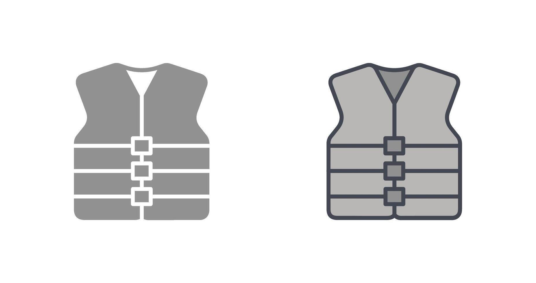 Life Jacket Icon vector