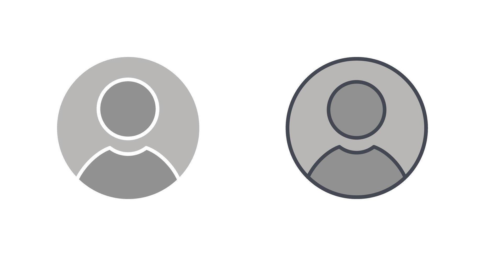 Male Profile Icon vector