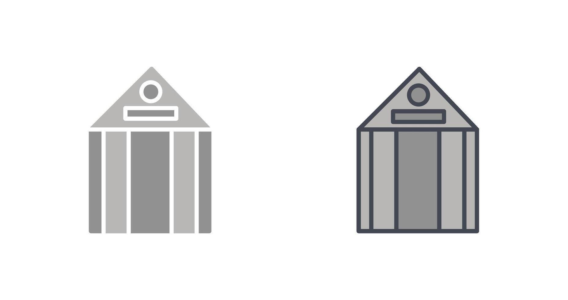 Museum Building Icon vector