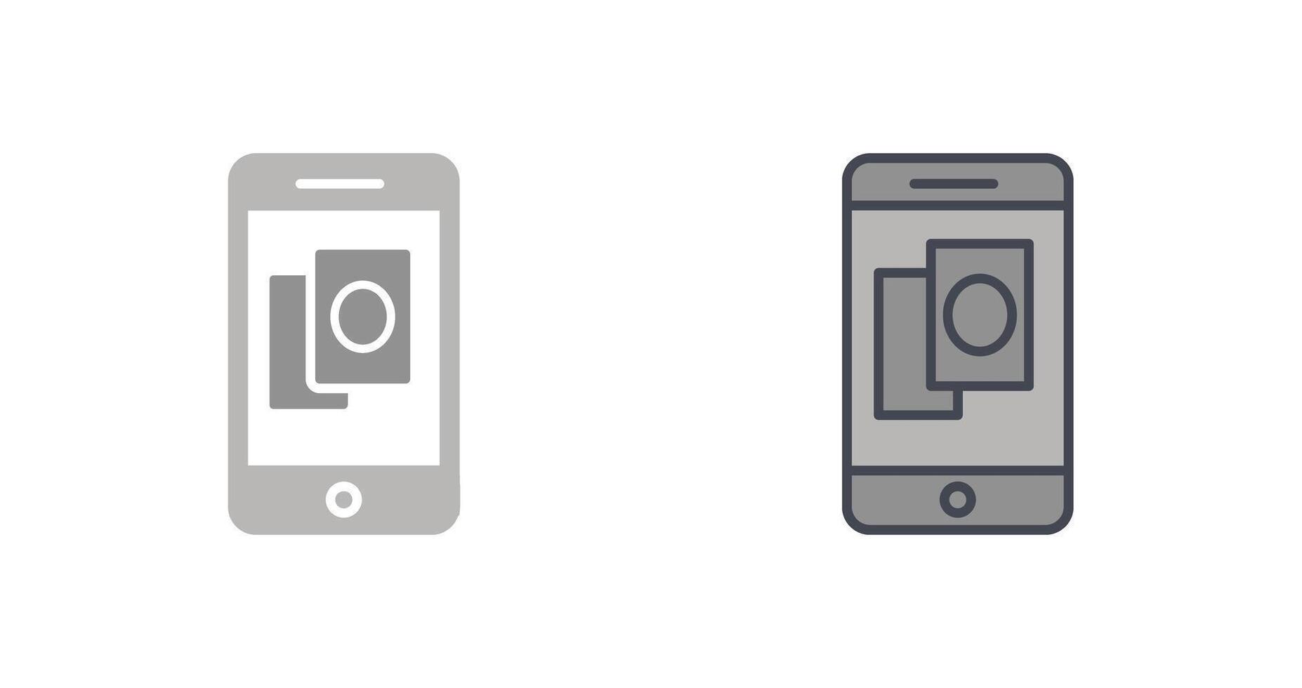 Phone Gambling Icon vector