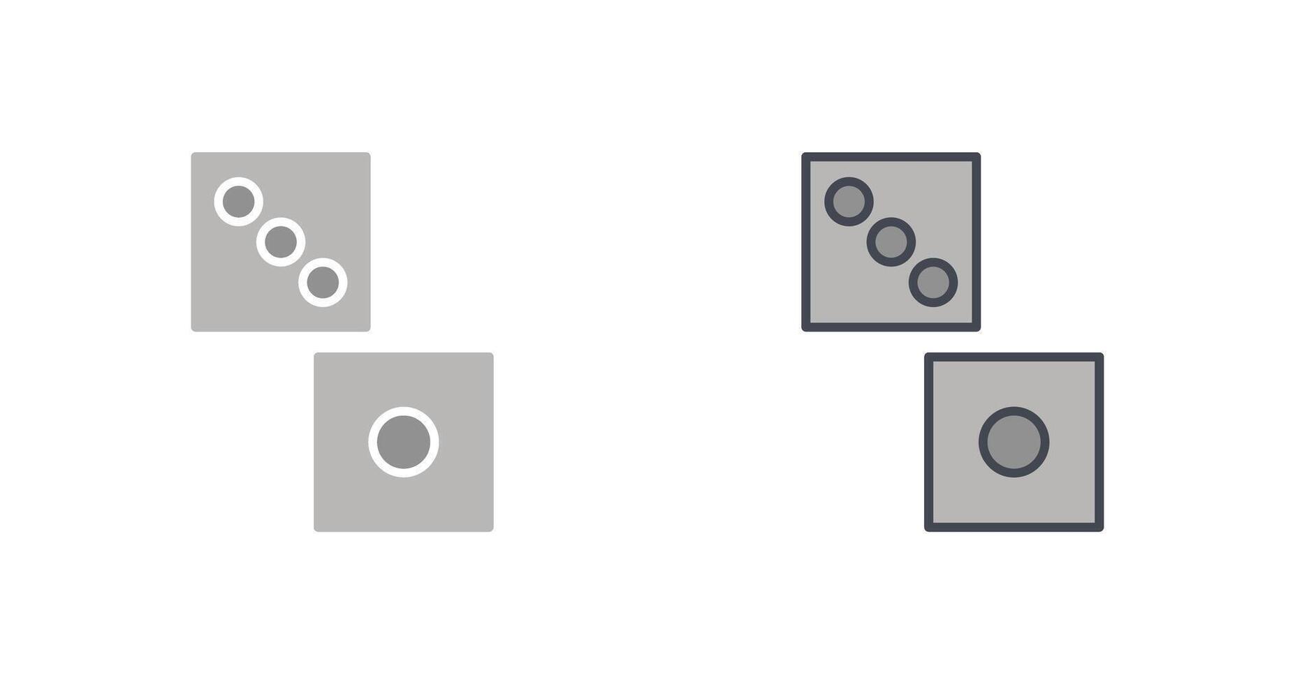 Domino Game Icon vector