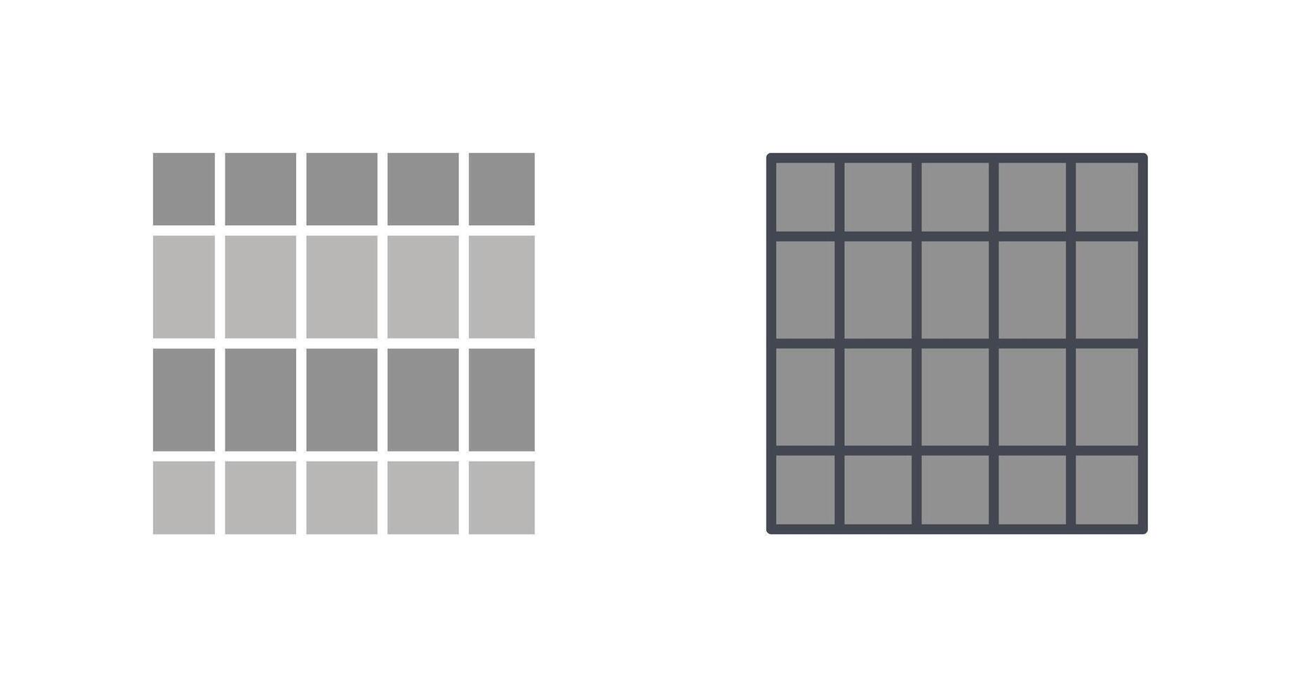 Table of Rates Icon vector