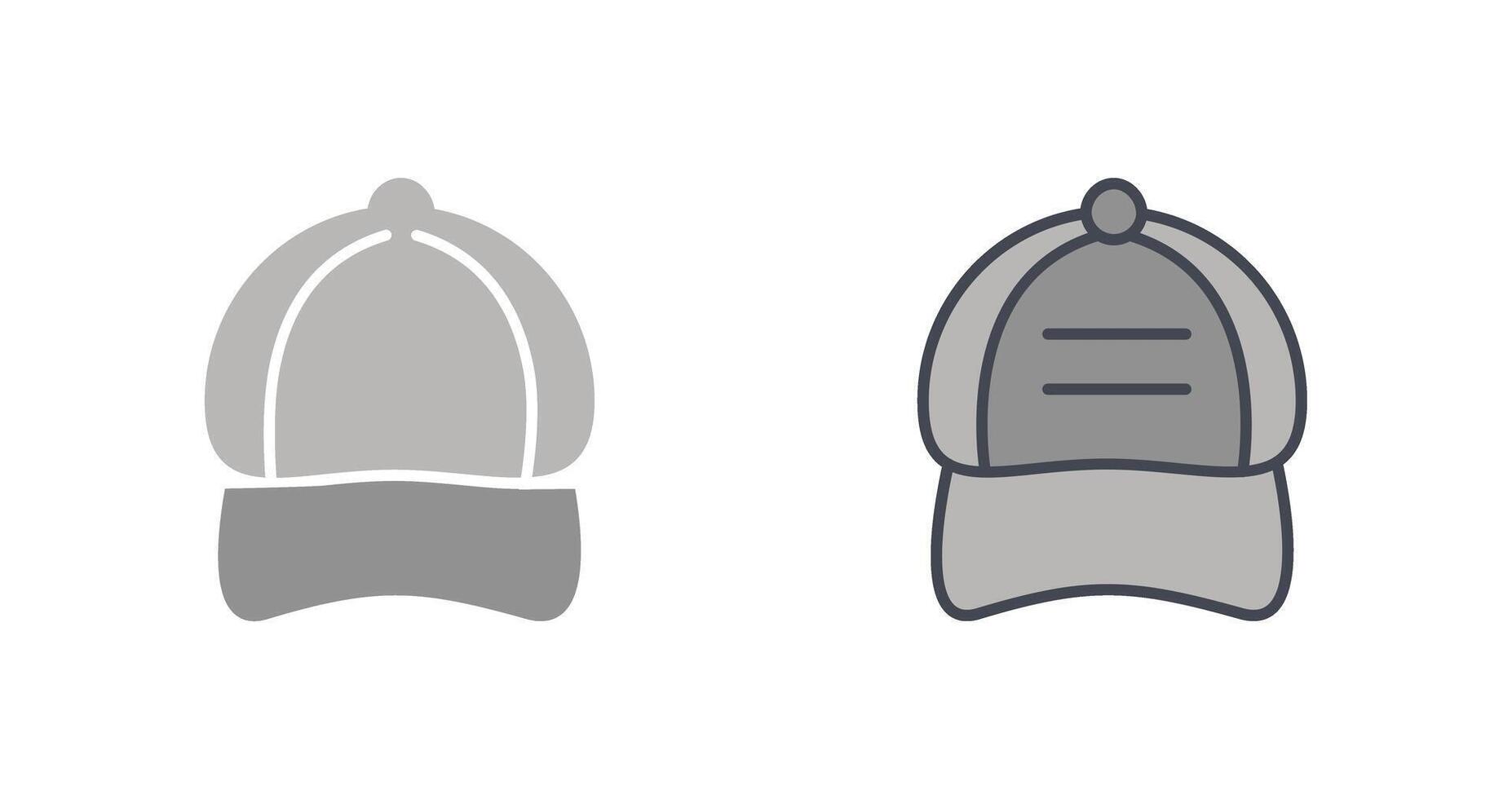 pags gorra icono vector