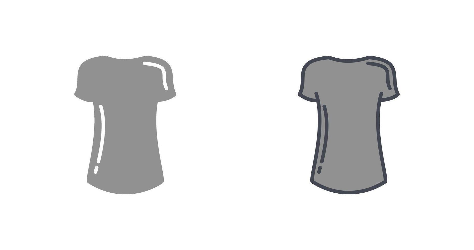 Ladies Shirt Icon vector