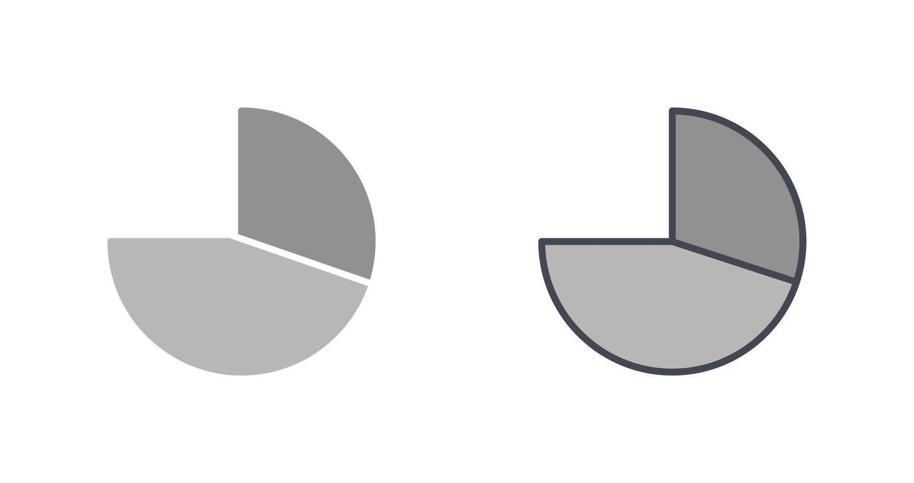 Pie Chart Icon vector