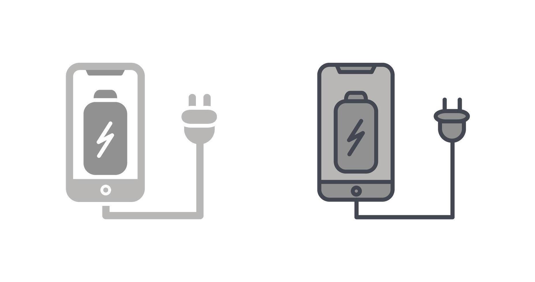 Cell and Plug Icon vector