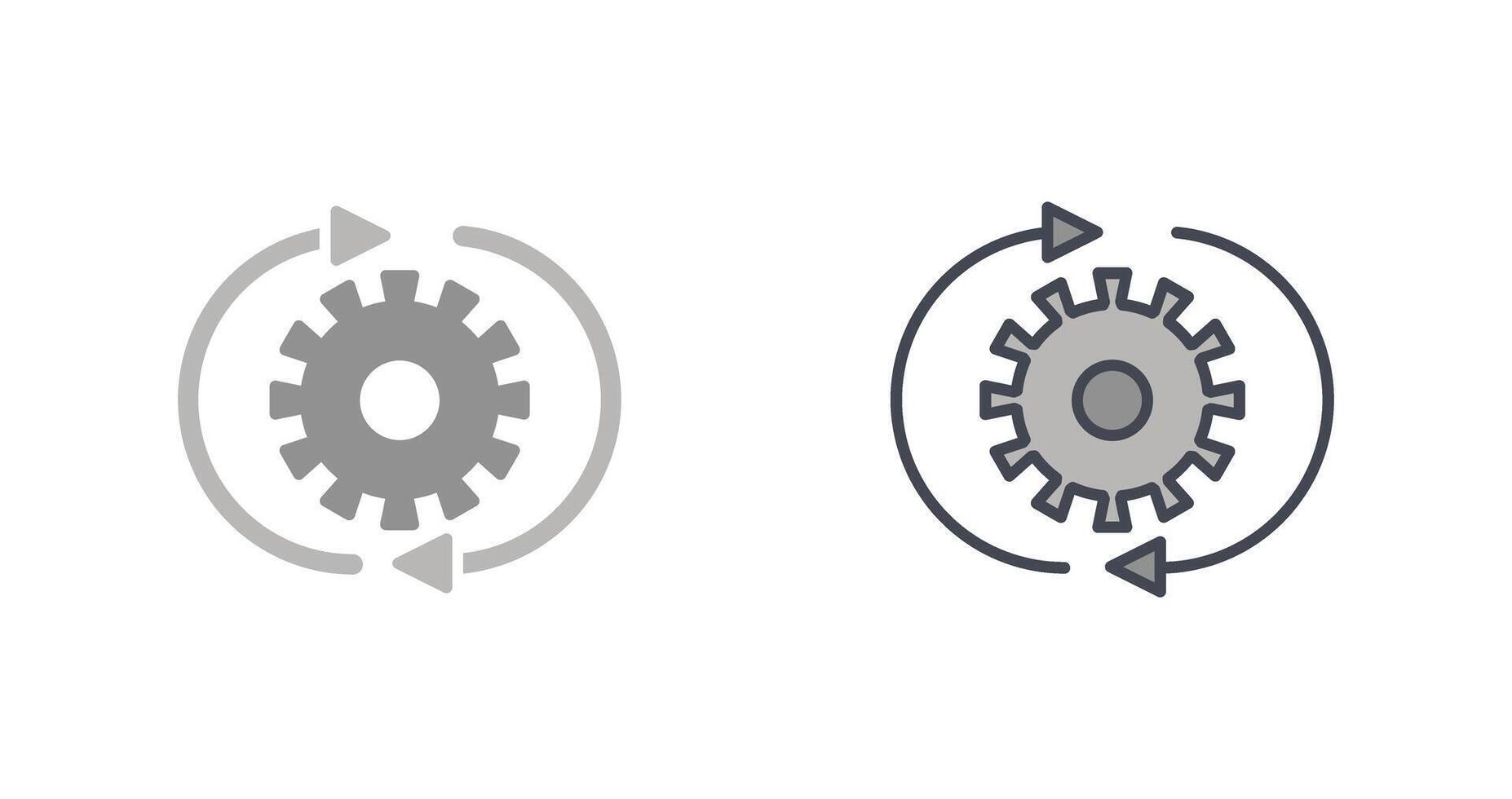 Conversion Setting Icon vector