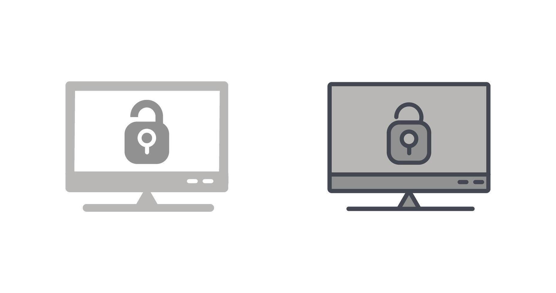 Closed Access Icon vector
