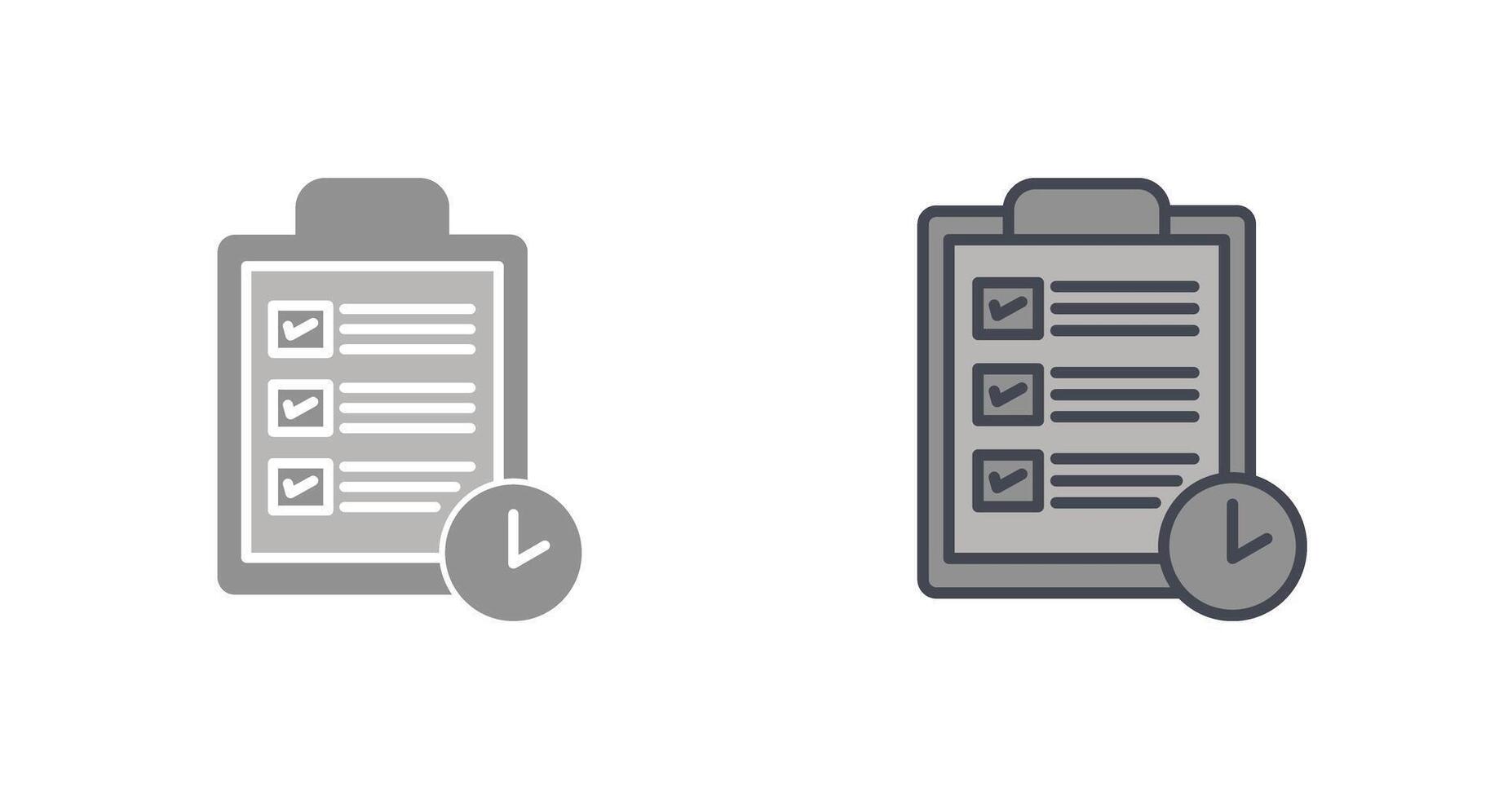 Content Planning Icon vector